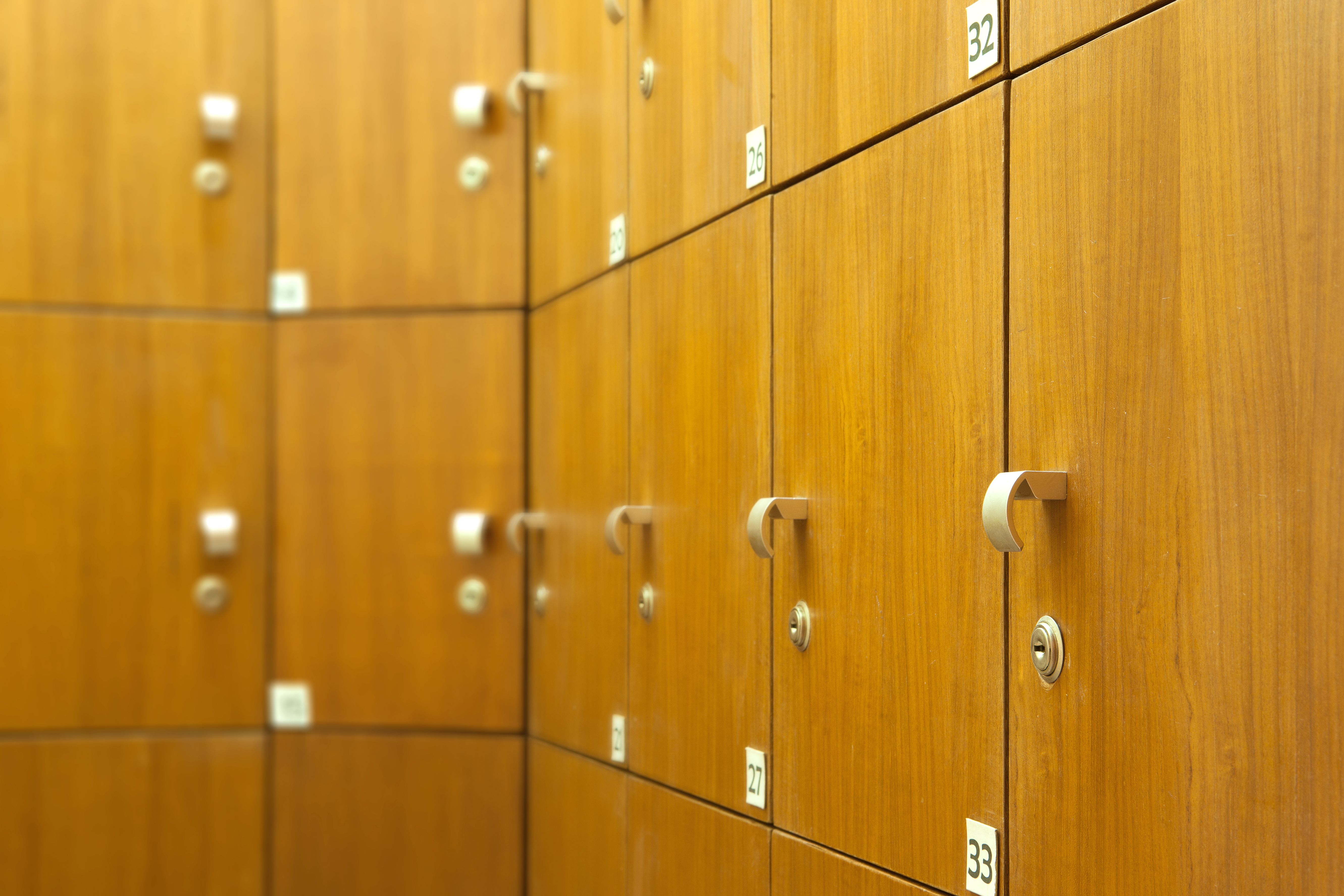Lockers in changing room | Source: Shutterstock