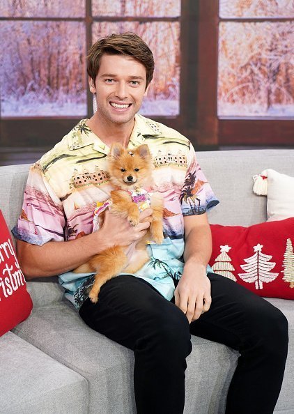 Patrick Schwarzenegger is seen on the set of "Despierta America" at Univision Studios to promote the film "Daniel Isn't Real" in Miami, Florida | Photo: Getty Images