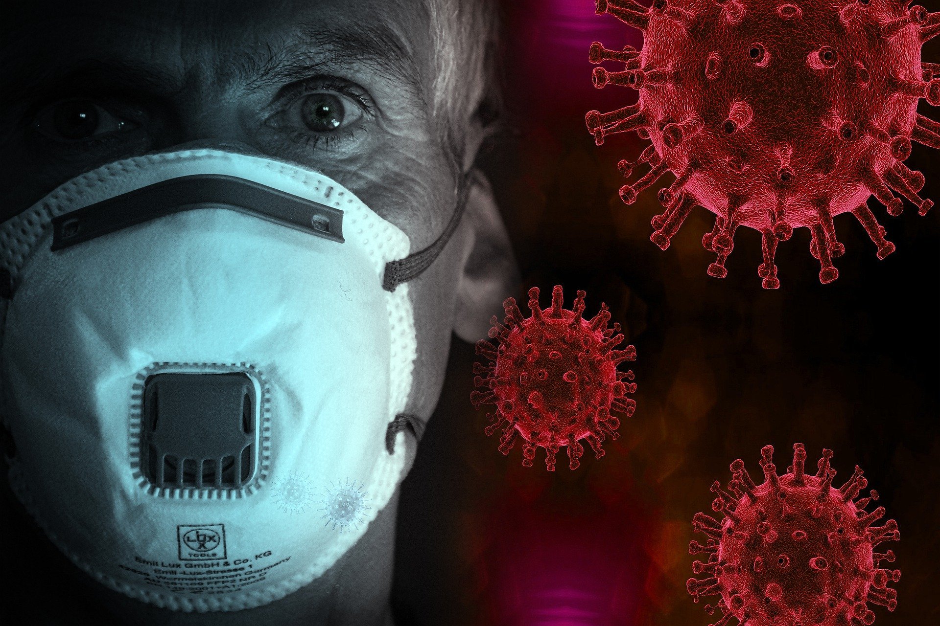 Image illustrant un homme avec un masque pour se protéger du coronavirus. | Photo : Unsplash