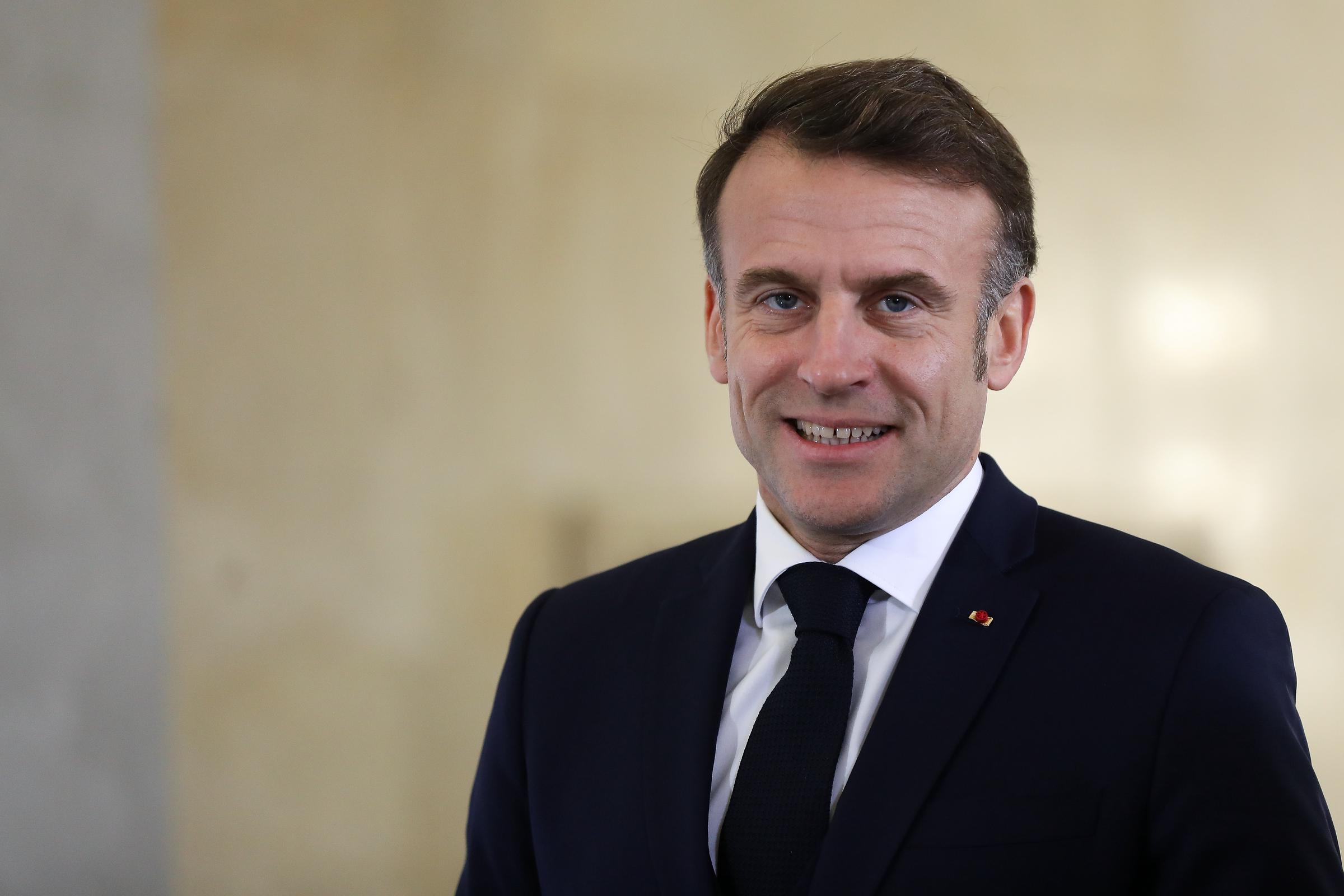 Emmanuel Macron meets with Polish Prime Minister Donald Tusk on December 12, 2024, in Warsaw, Poland. | Source: Getty Images