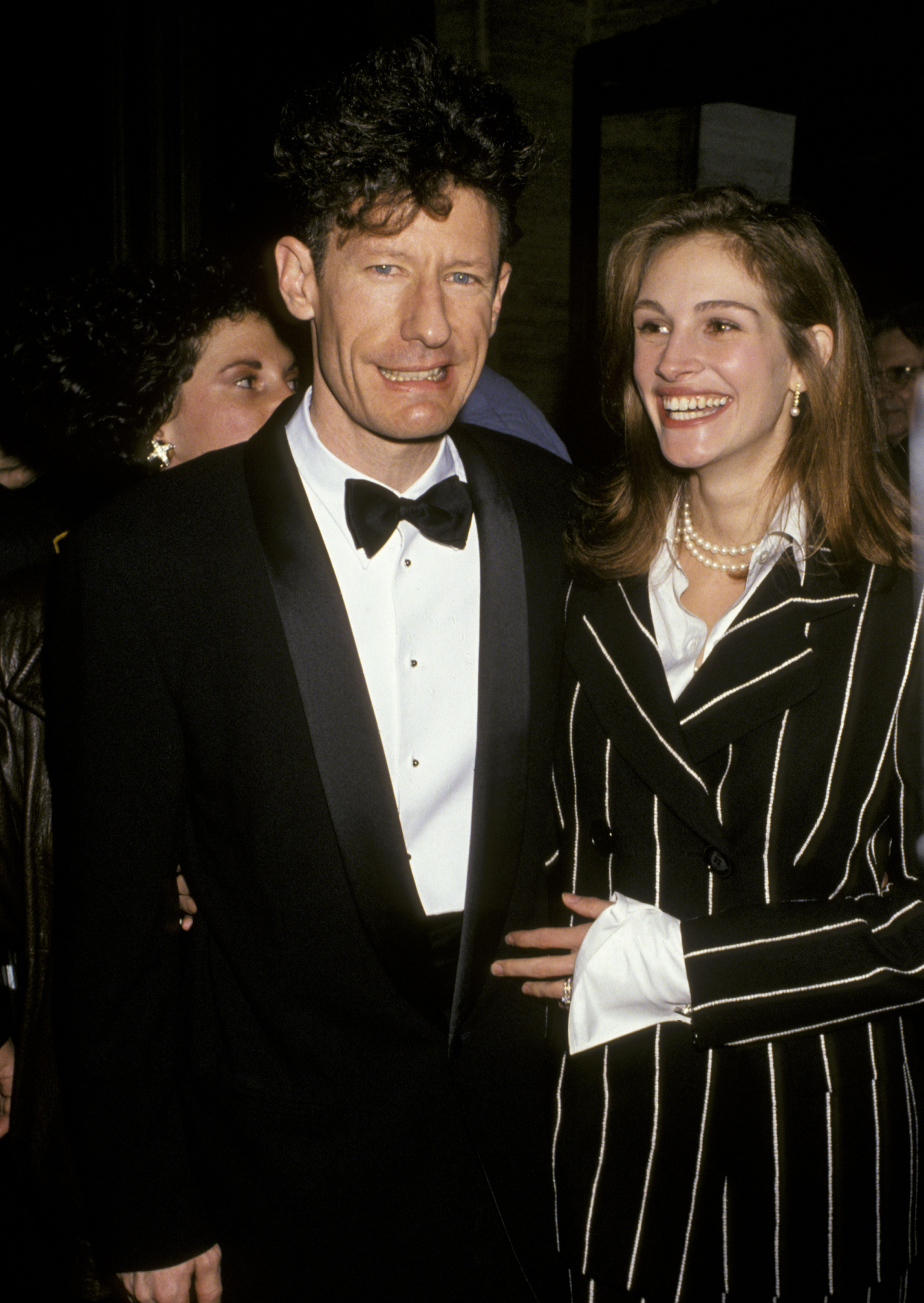 Lyle Lovett and Julia Roberts attend the opening night of The 31st Annual New York Film Festival in 1993 in New York. | Source: Getty Images