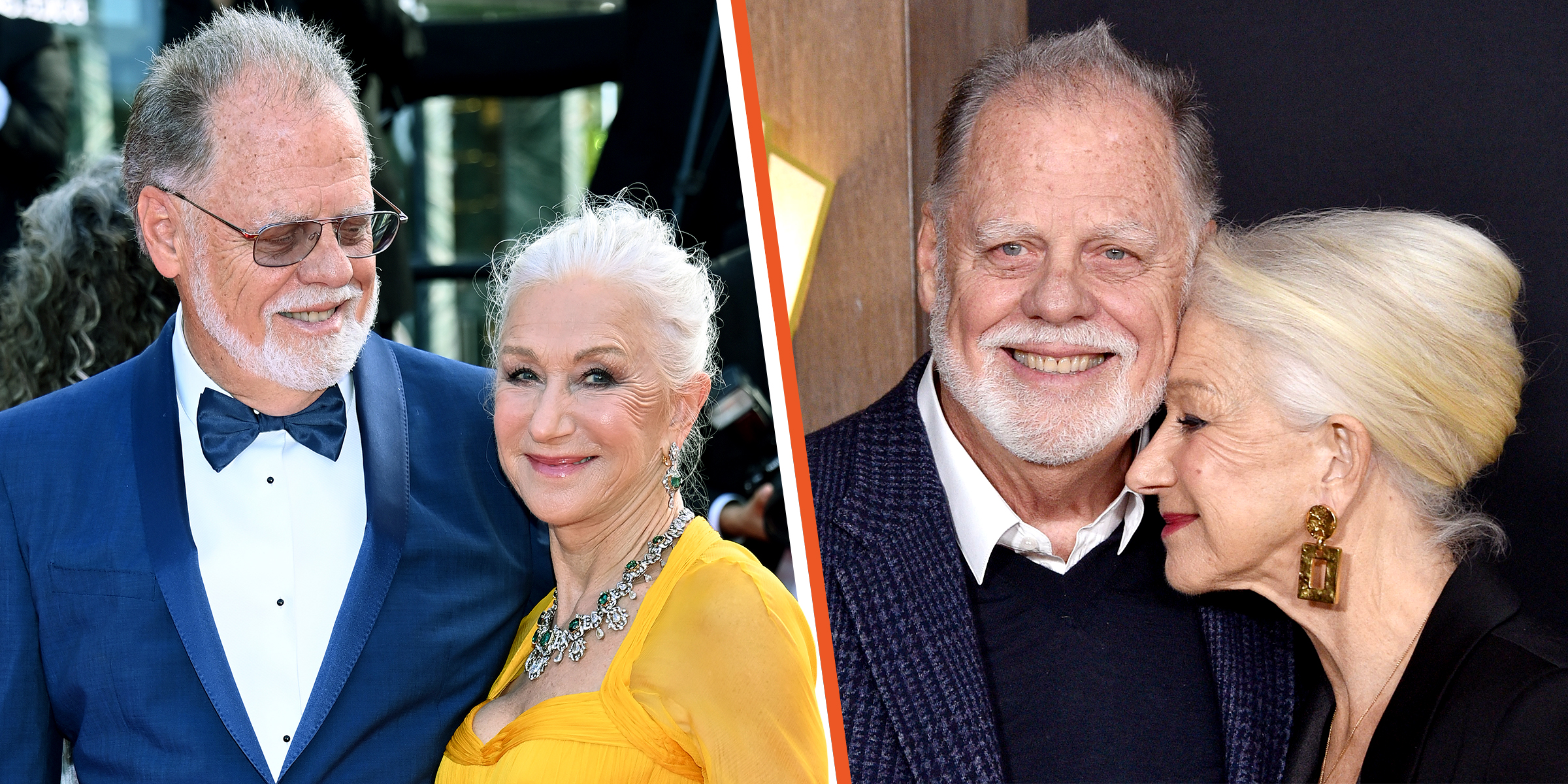 Taylor Hackford and Helen Mirren. | Source: Getty Images