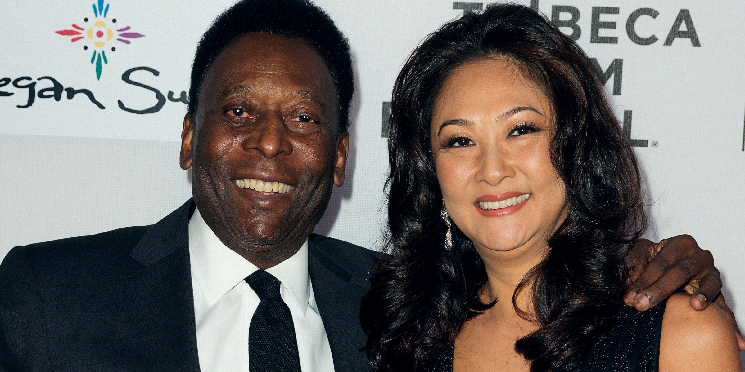 Pelé and Marcia Aoki | Source: Getty Images