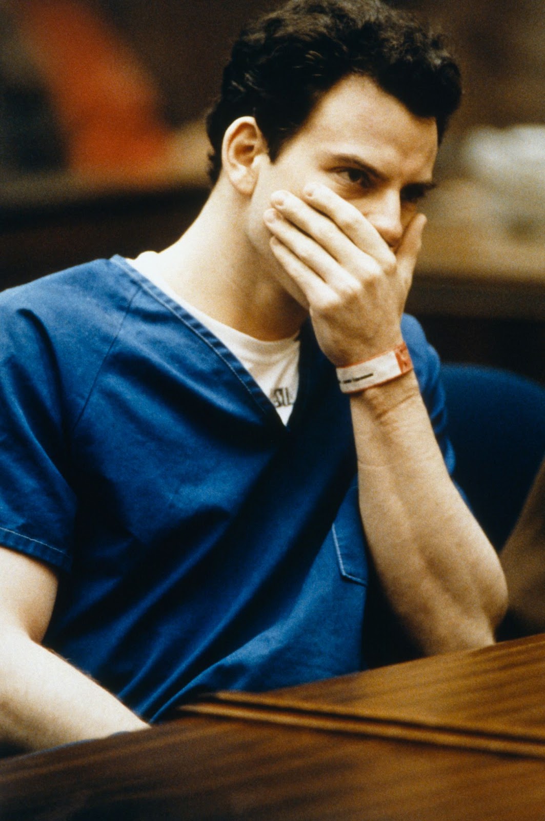 Erik Menendez in court in Los Angeles on March 9, 1994. | Source: Getty Images