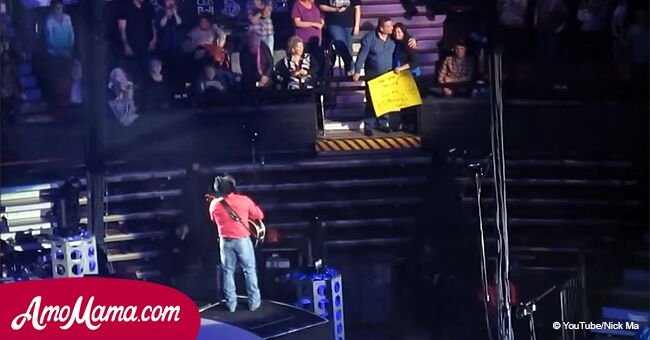 Garth Brooks asks a woman if she’s a mom. She answers her son died and singer stops concert