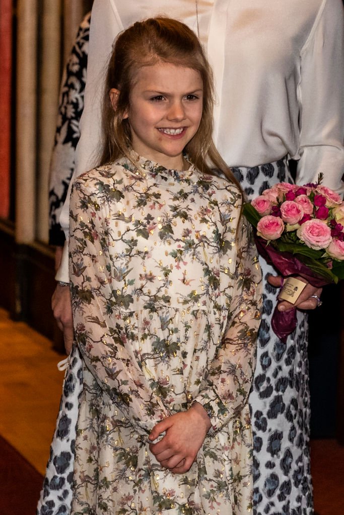 La princesa Estelle de Suecia en el Teatro Vasa, el 13 de febrero de 2020 en Estocolmo, Suecia. | Foto: Getty Images