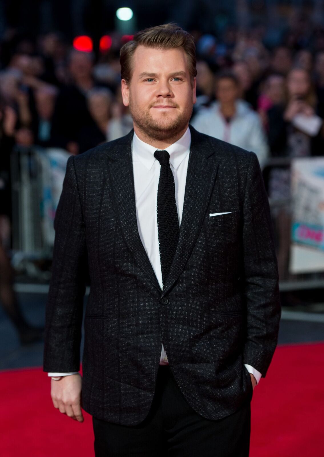 James Corden at the European premiere of "One Chance" at The Odeon Leicester Square on October 17, 2013, in London, England | Photo: Ian Gavan/Getty Images