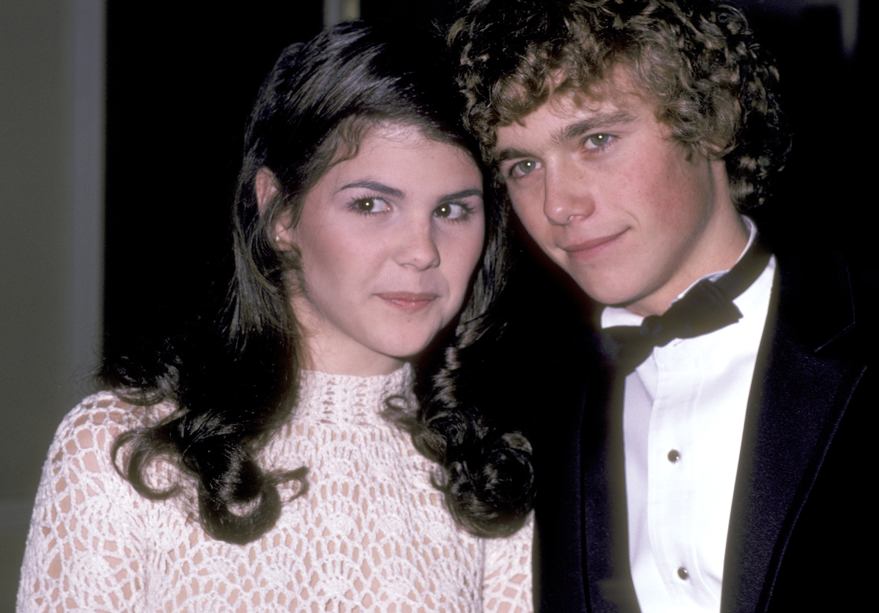 Lori Loughlin and Christopher Atkins during 38th Annual Golden Globe Awards on January 31, 1981 | Source: Getty Images