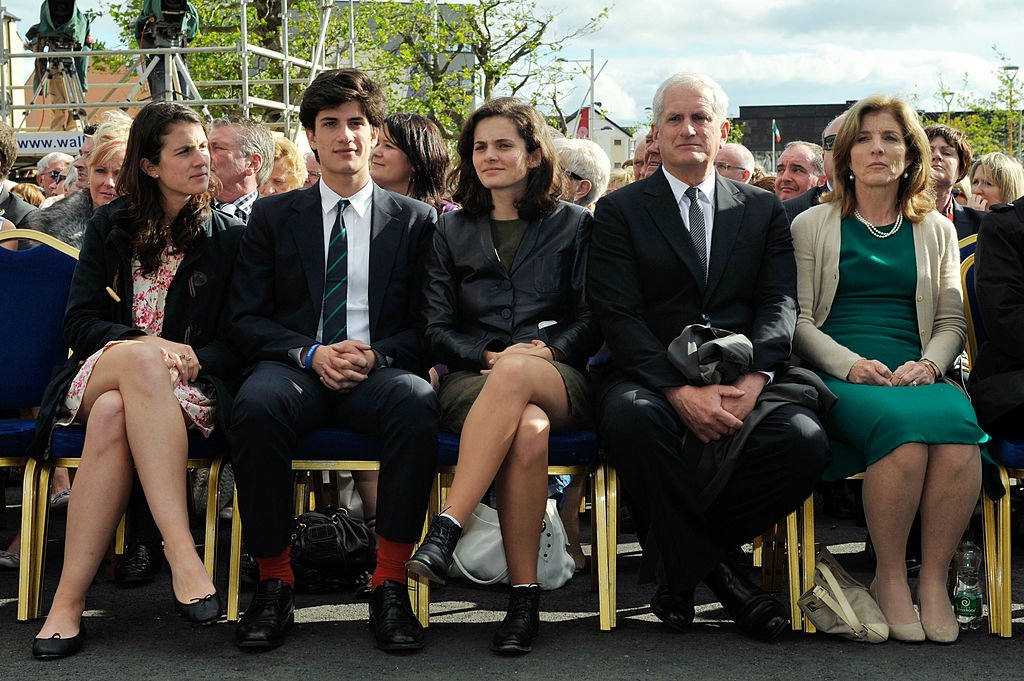  Tatiana, Jack, Rose, Edwin Schlossberg and Caroline Kennedy at the 50th anniversary ceremony of the visit by JFK, on June 22, 2013 in New Ross, Ireland | Source: Getty Images