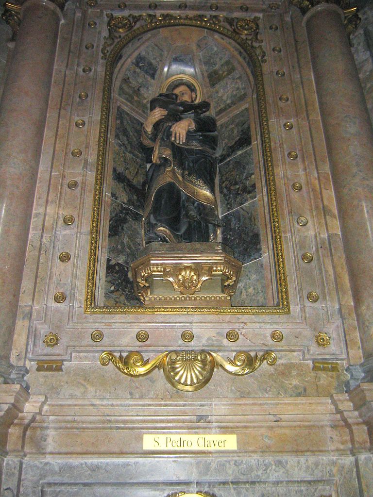Imagen de san Pedro Claver, abrazando a un esclavo africano.| Fuente: Wikipedia Imagen de san Pedro Claver, abrazando a un esclavo africano.| Fuente: Wikipedia