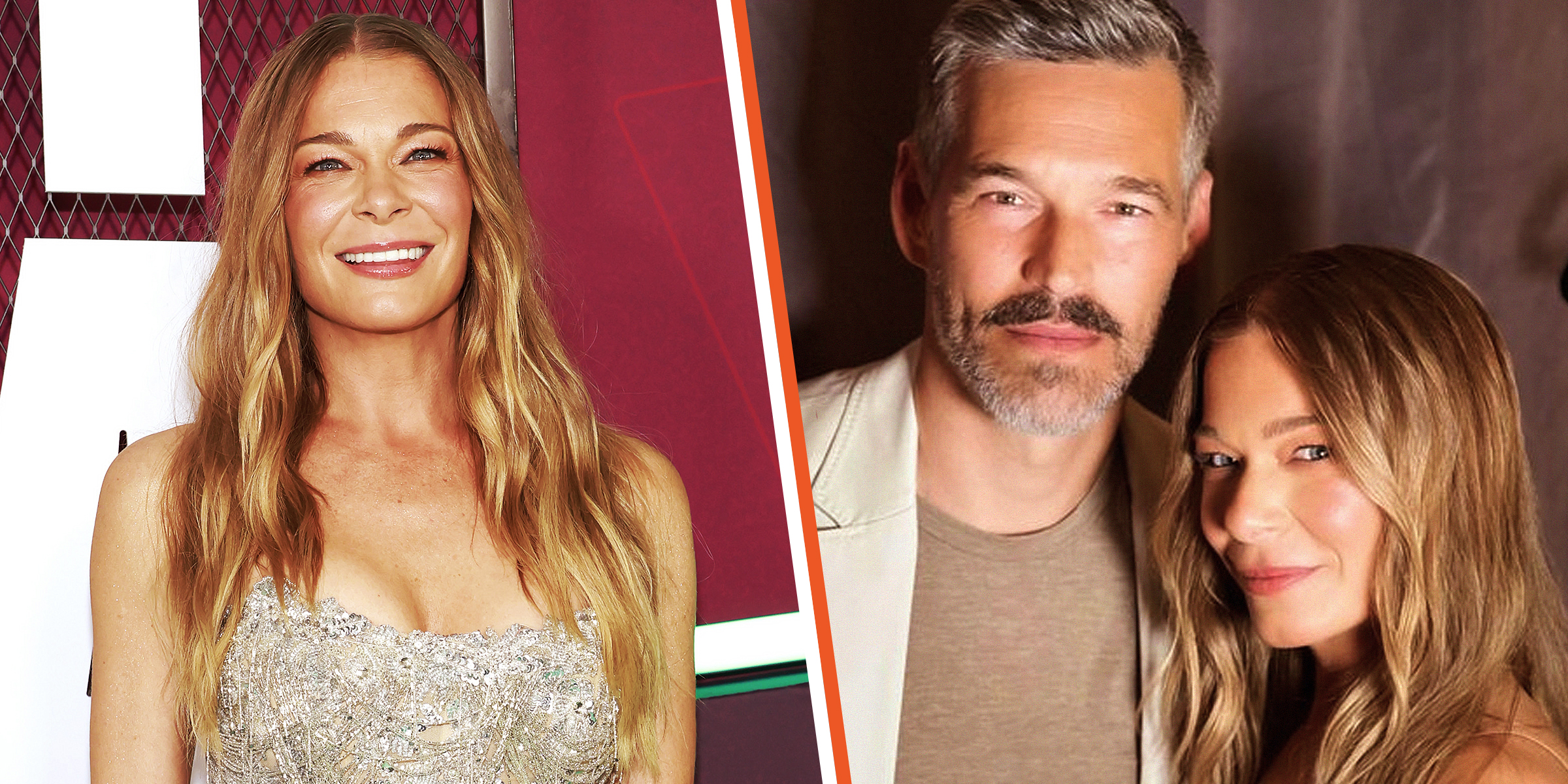 LeAnn Rimes at the 2023 CMT Music Awards on April 3, 2023. | LeAnn Rimes and Eddie Cibrian. | Source: Getty Images | instagram.com/leannrimes