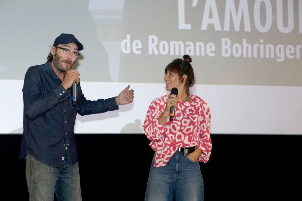 Philippe Rebbot et Romane Bohringer  le 30 septembre 2018 à Saint Jean de Luz. | Photo : Getty Images