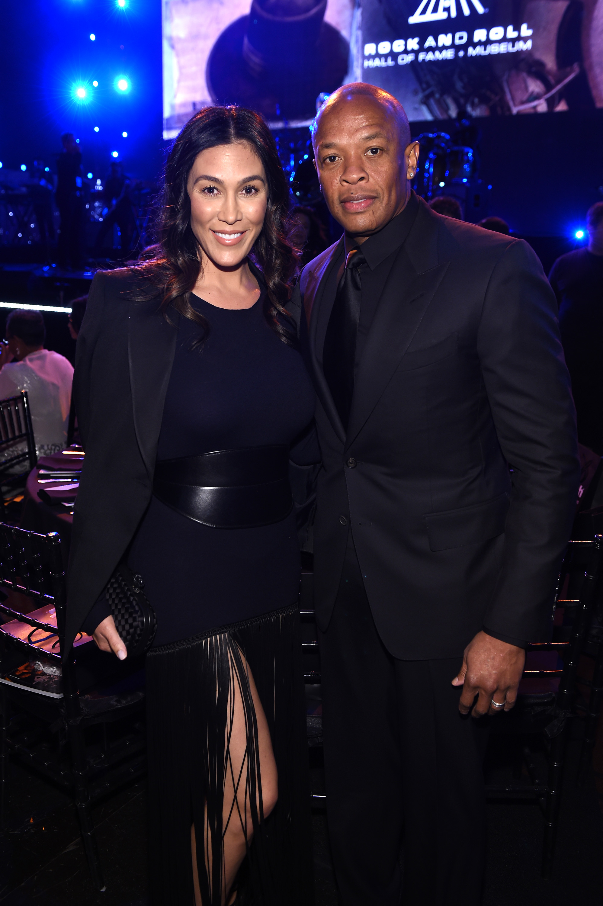 Nicole Threatt and Dr. Dre attend the 31st Annual Rock And Roll Hall Of Fame Induction Ceremony at Barclays Center of Brooklyn on April 8, 2016, in New York City. | Source: Getty Images