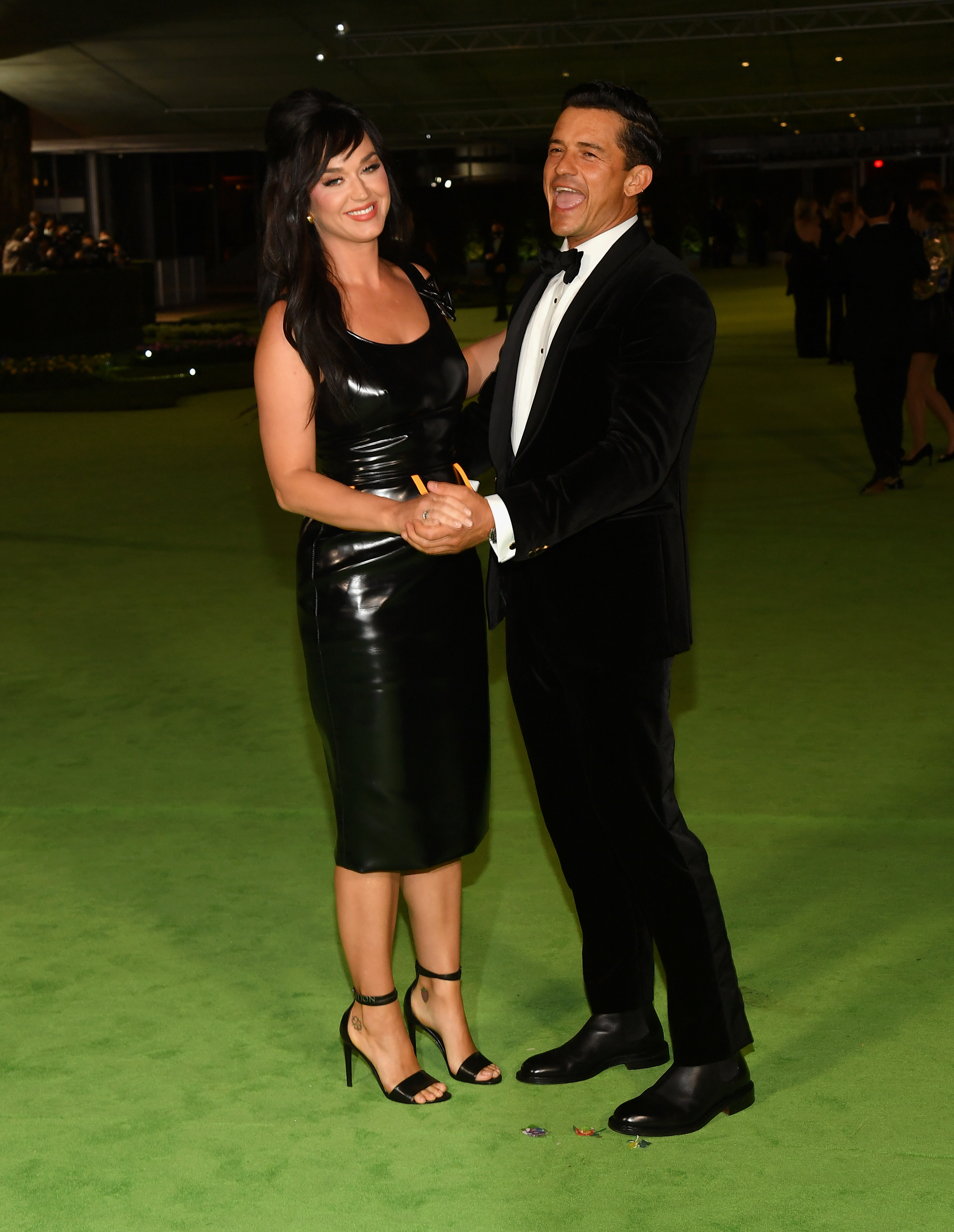 Katy Perry and Orlando Bloom at the Academy Museum of Motion Pictures Gala in Los Angeles, California on September 25, 2021 | Source: Getty Images