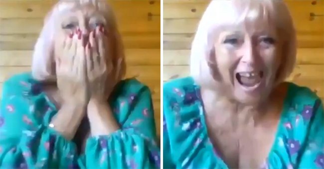 Woman covers her mouth in disbelief as she reacts to the news that she has won the lottery | Photo: Twitter/BBCEssex