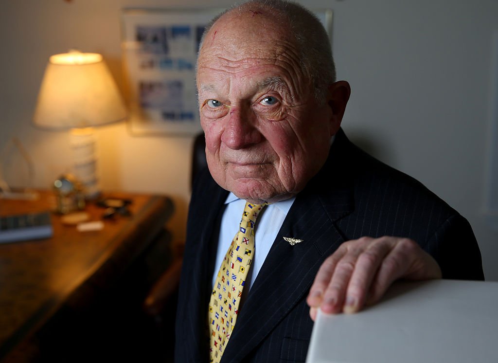 A photo of F. Lee Bailey in his office in Yarmouth, Maine., on June 29, 2016 | Photo: Getty Images