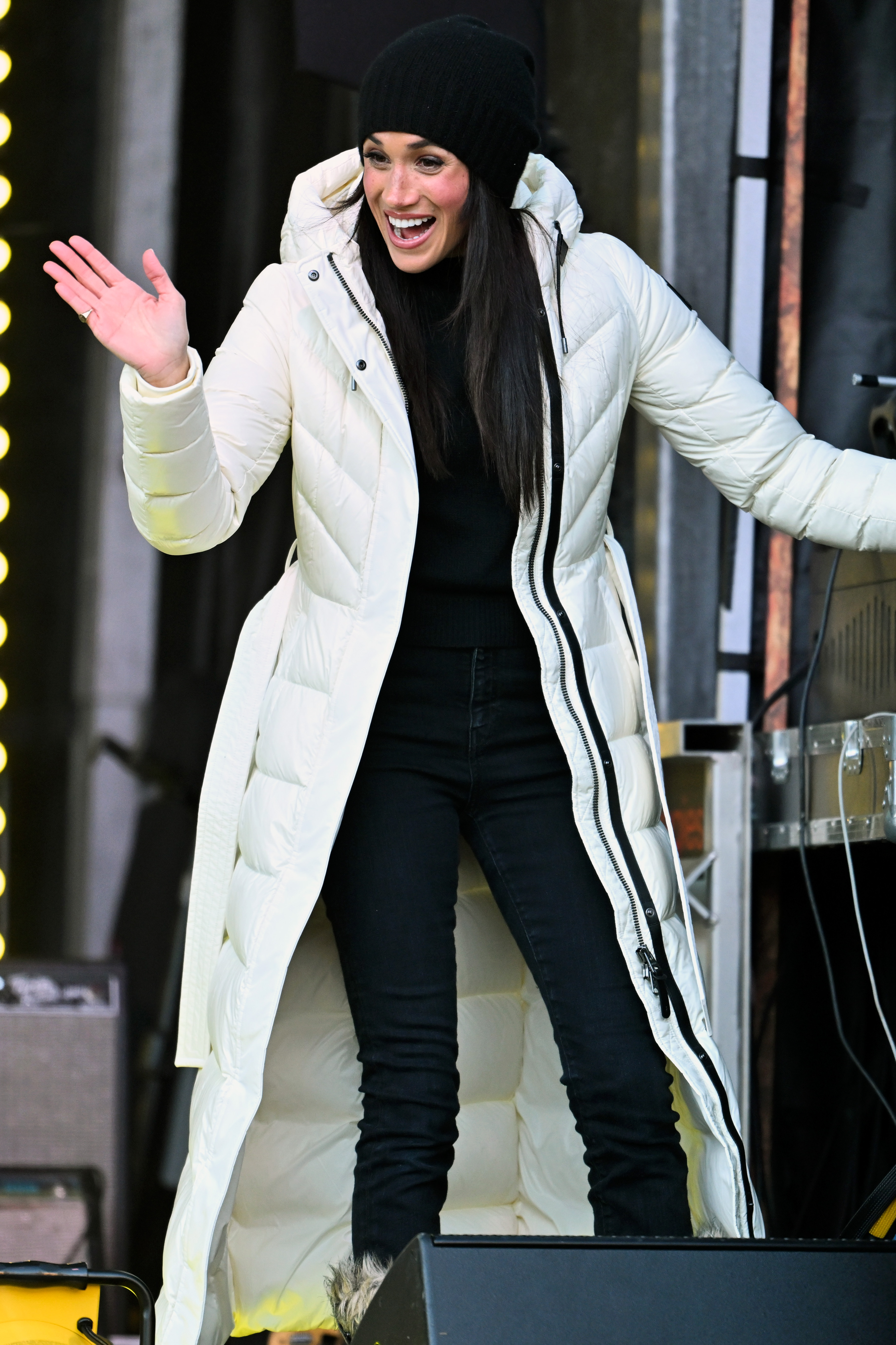 Meghan Markle at the Hillcrest Recreation Centre during the 2025 Invictus Games on February 10, 2025, in Vancouver, Canada. | Source: Getty Images