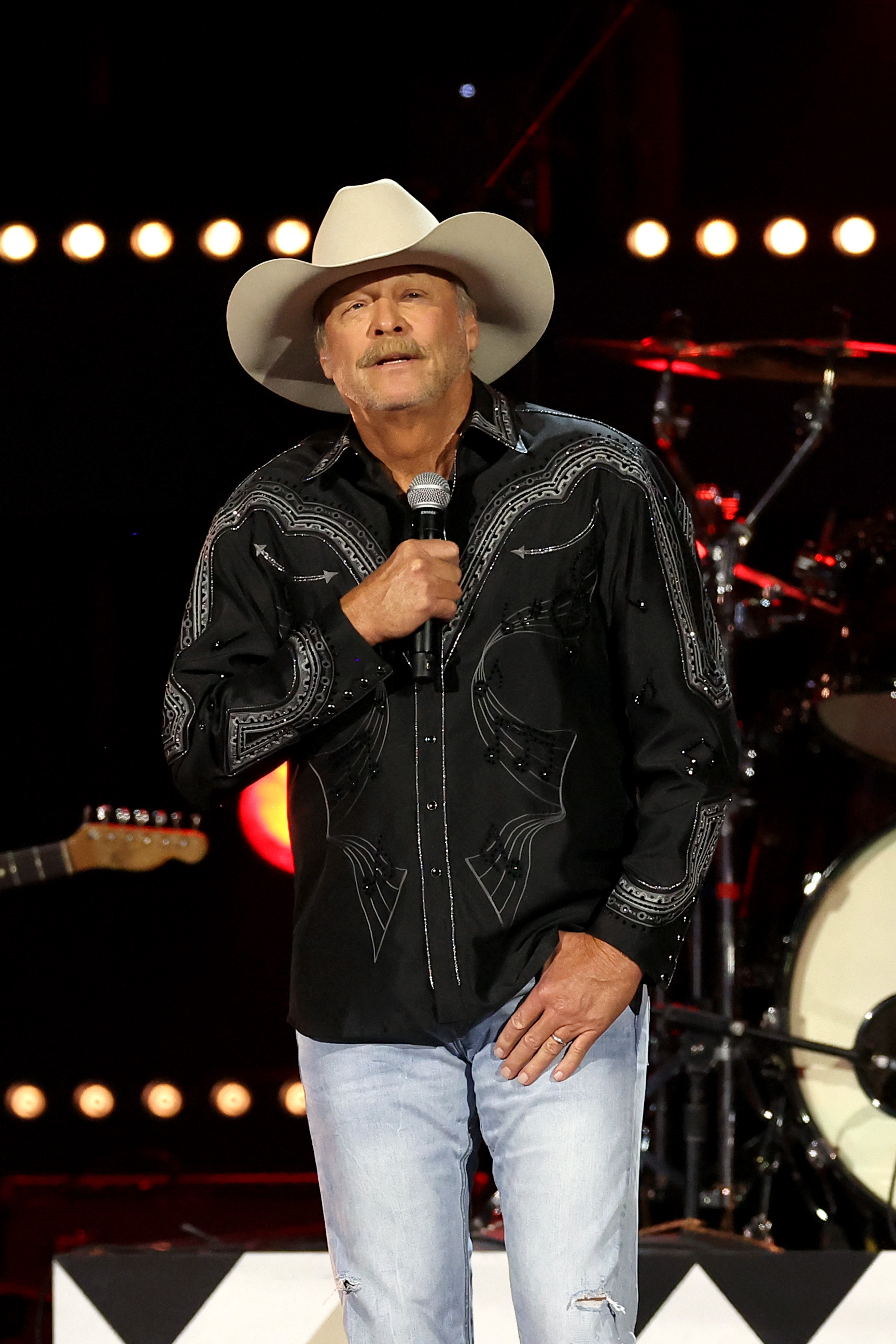 Alan Jackson at the 56th Annual CMA Awards at Bridgestone Arena on November 9, 2022, in Nashville, Tennessee | Source: Getty Images