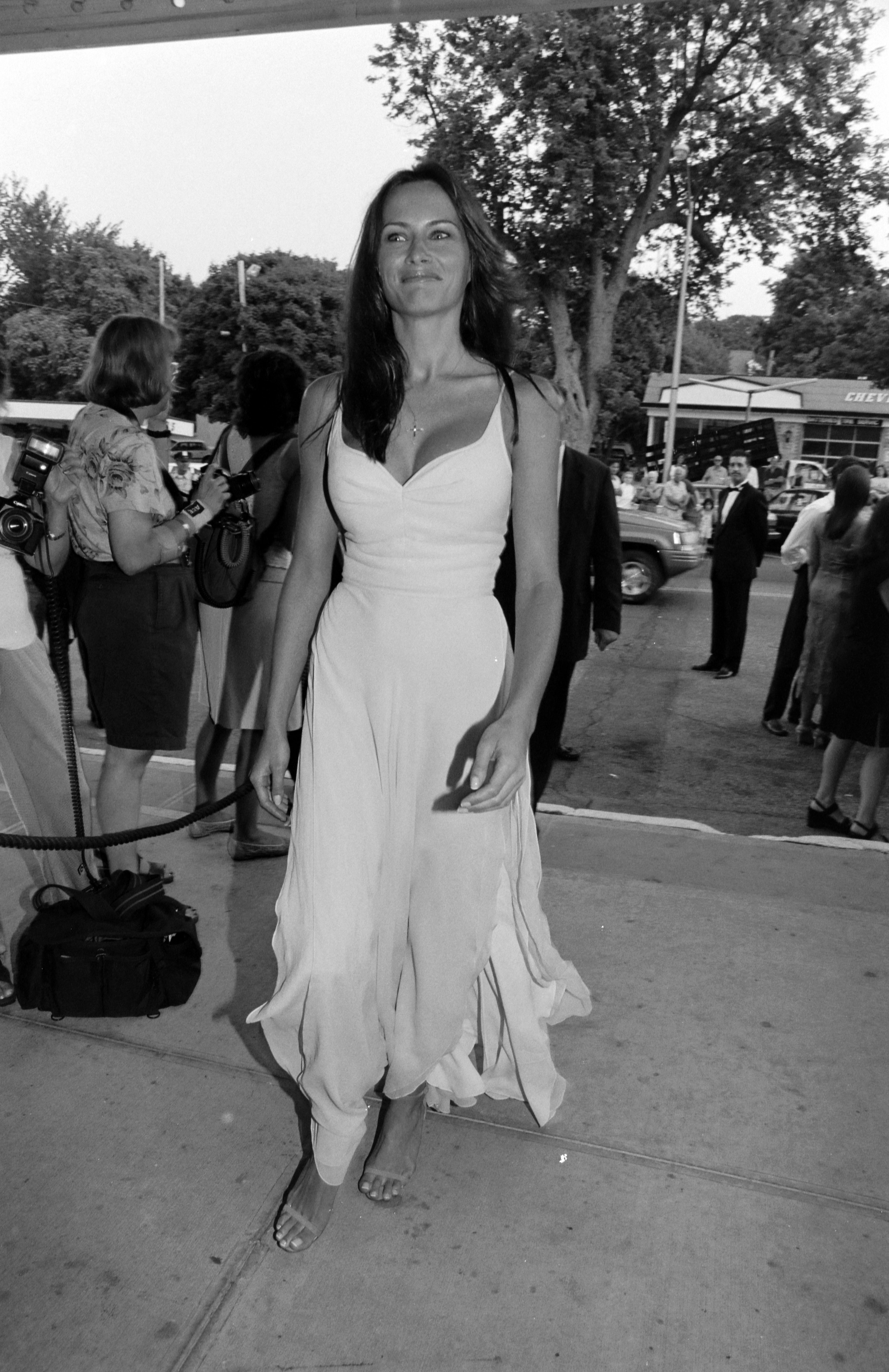 Melania Trump at the local premiere of "The Thomas Crown Affair" on July 31, 1999, in Southampton, New York. | Source: Getty Images