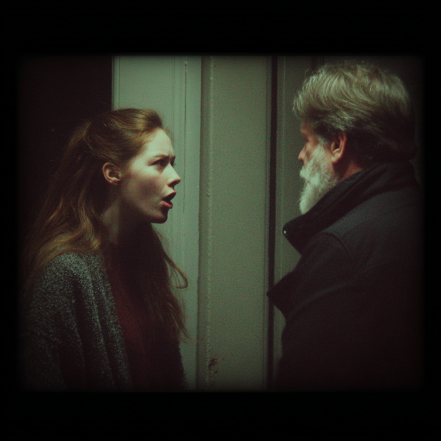 A woman and a man talking angrily | Source: Midjourney