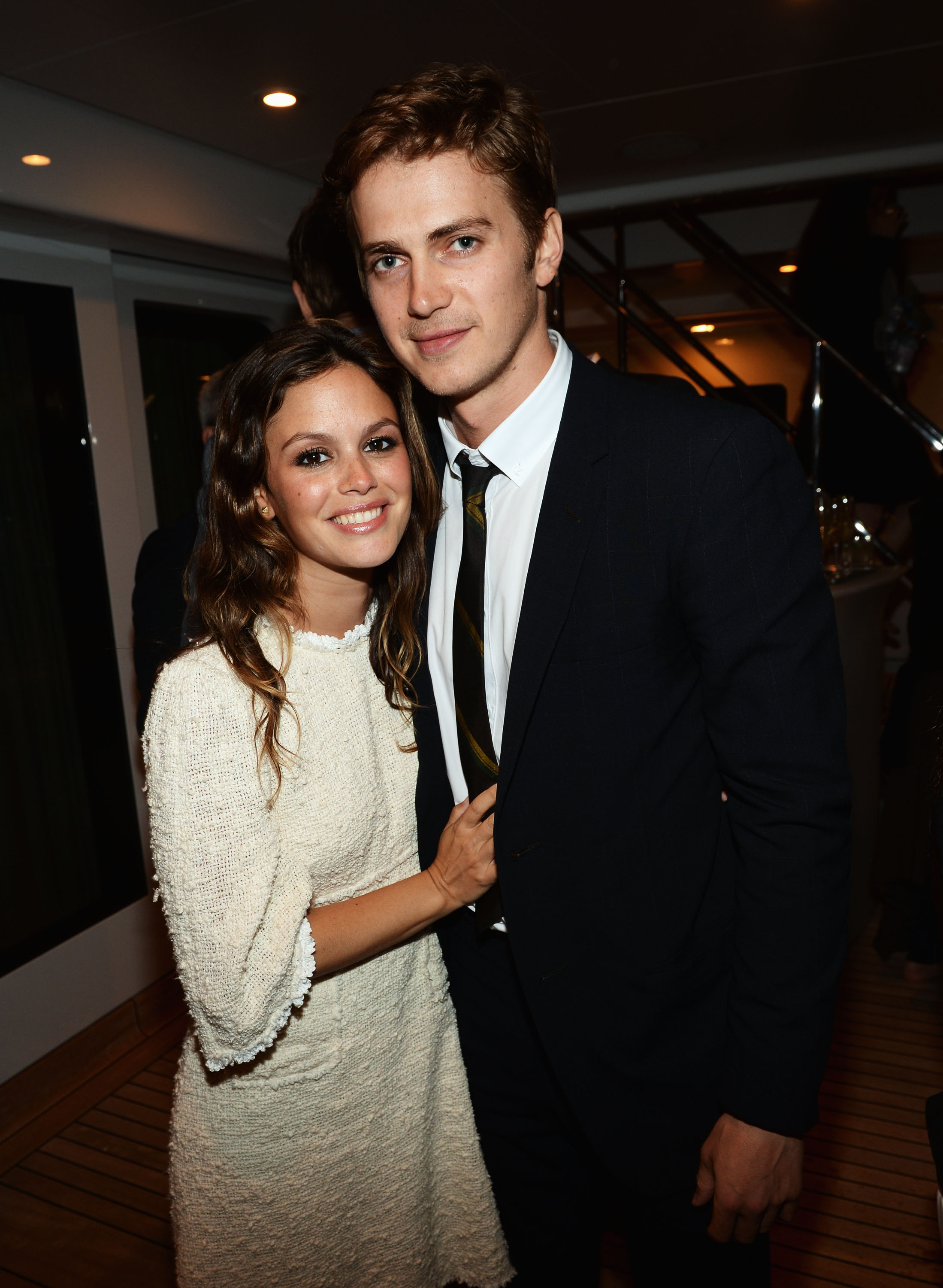 Rachel Bilson and Hayden Christensen at the Glacier Films launch party in Cannes, France on May 19, 2013. | Source: Getty Images