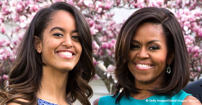 'We'd stress over ... the boys we crushed on' Michelle & Malia Obama compare high school years