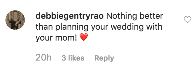 Fan comments on "Today" show Instagram post that Hoda Kotb's mother, Sameha Kotb has helped pick out her wedding dress | Source: Instagram.com/todayshow