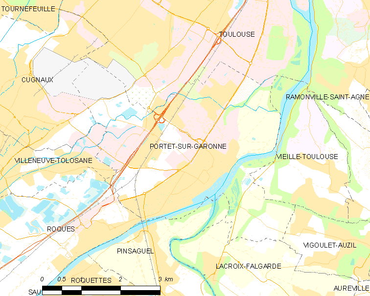Map commune FR, Portet-sur-Garonne. | Wikimedia Commons