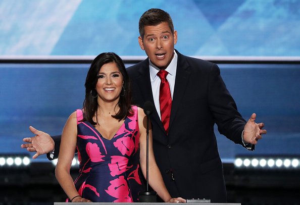 Rachel Campos-Duffy and Sean Duffy on July 18, 2016 at the Quicken Loans Arena in Cleveland, Ohio. | Photo: Getty Images