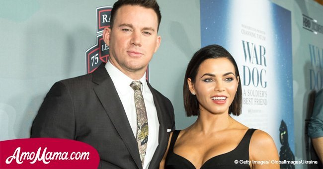 Channing Tatum's wife Jenna, 37, flashes her incredible body shape in eye-catching black bodysuit