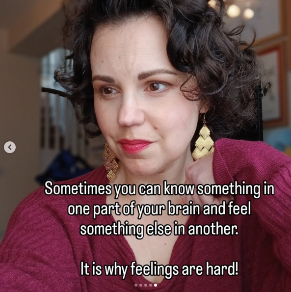 Looking thoughtful in the final slide of the sequence, the GP and author concluded her reflections by describing the emotional contradiction she has faced, explaining that it is possible to understand something logically while still feeling something entirely different. | Source: Instagram/drphilippakaye