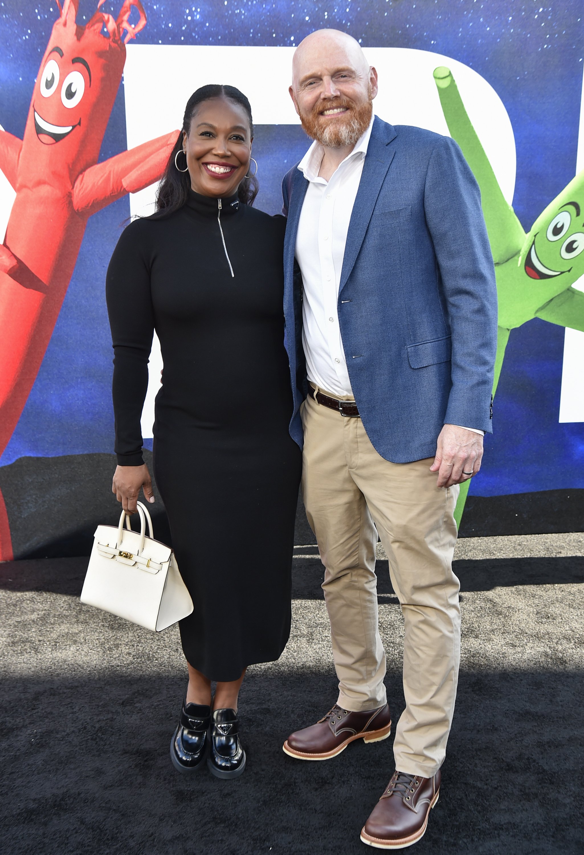 Nia Renée Hill and Bill Burr attend the world premiere of Universal Pictures' "NOPE" at TCL Chinese Theatre on July 18, 2022, in Hollywood, California | Source: Getty Images