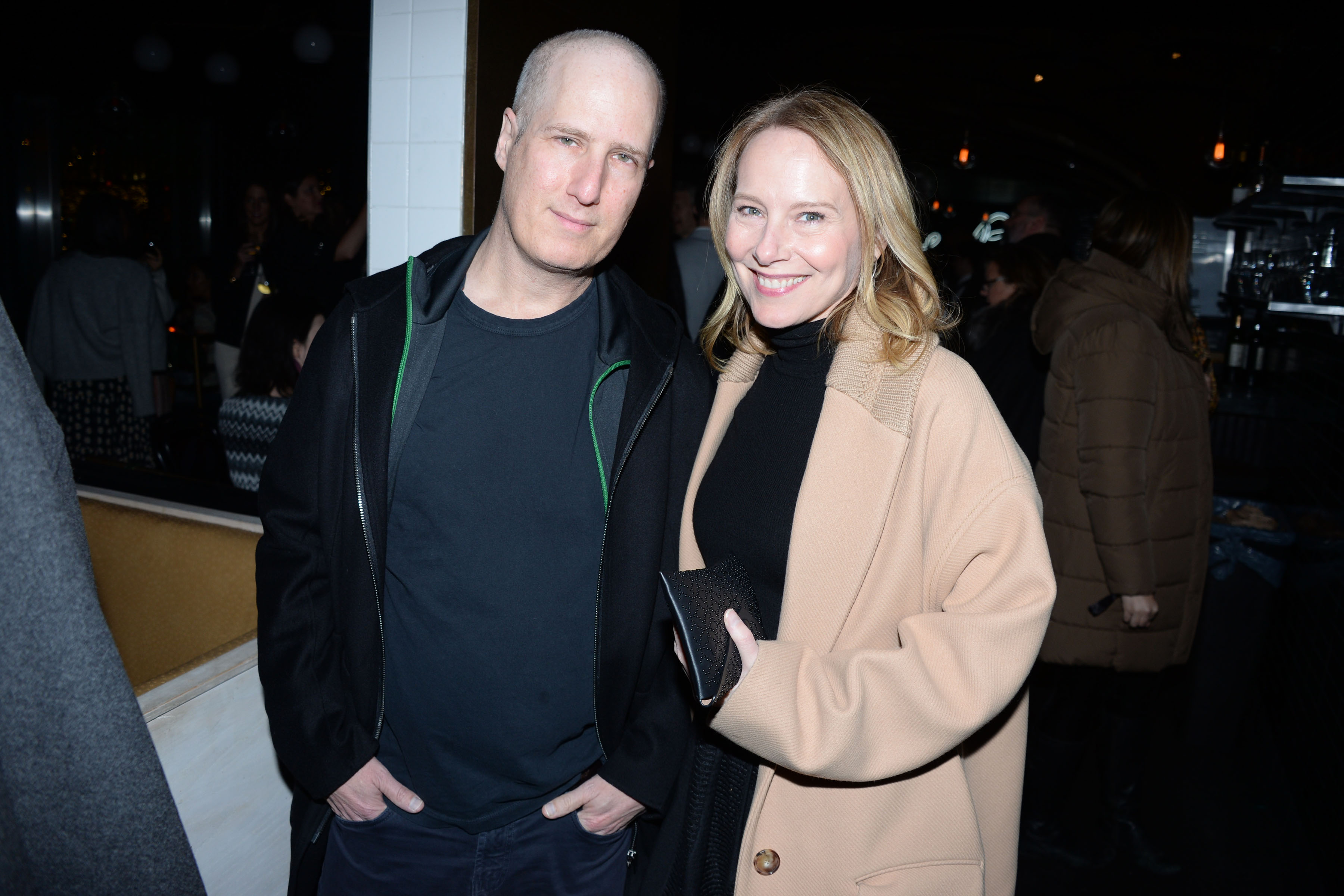 Eric Slovin and Amy Ryan at the screening of "A Beautiful Day In The Neighborhood" after party on November 17, 2019, in New York City. | Source: Getty Images