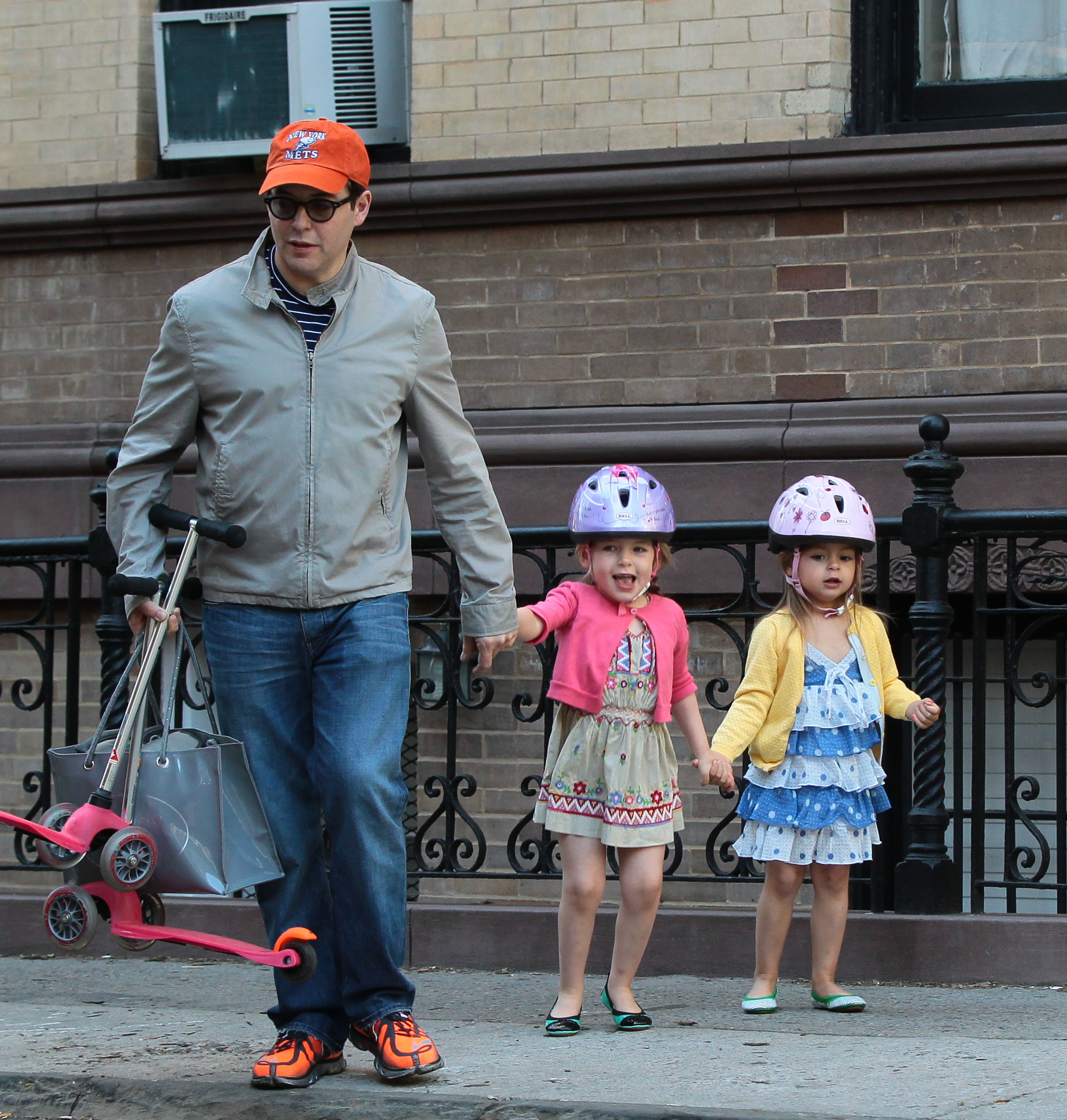 Matthew Broderick and daughters, Marion Loretta and Tabitha Hodge Broderick are seen on May 1, 2013 in New York City | Source: Getty Images