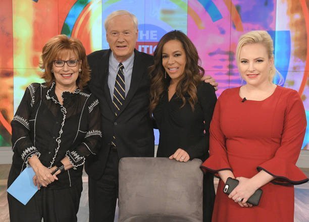 Joy Behar, Chris Matthews, Meghan McCain on "The View" on November 2, 2017 | Photo: Getty Images