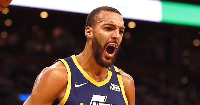 Rudy Gobert #27 of the Utah Jazz reacts after dunking during the third quarter of the game against the Boston Celtics at TD Garden on March 06, 2020 in Boston, Massachusetts | Photo: Getty Images