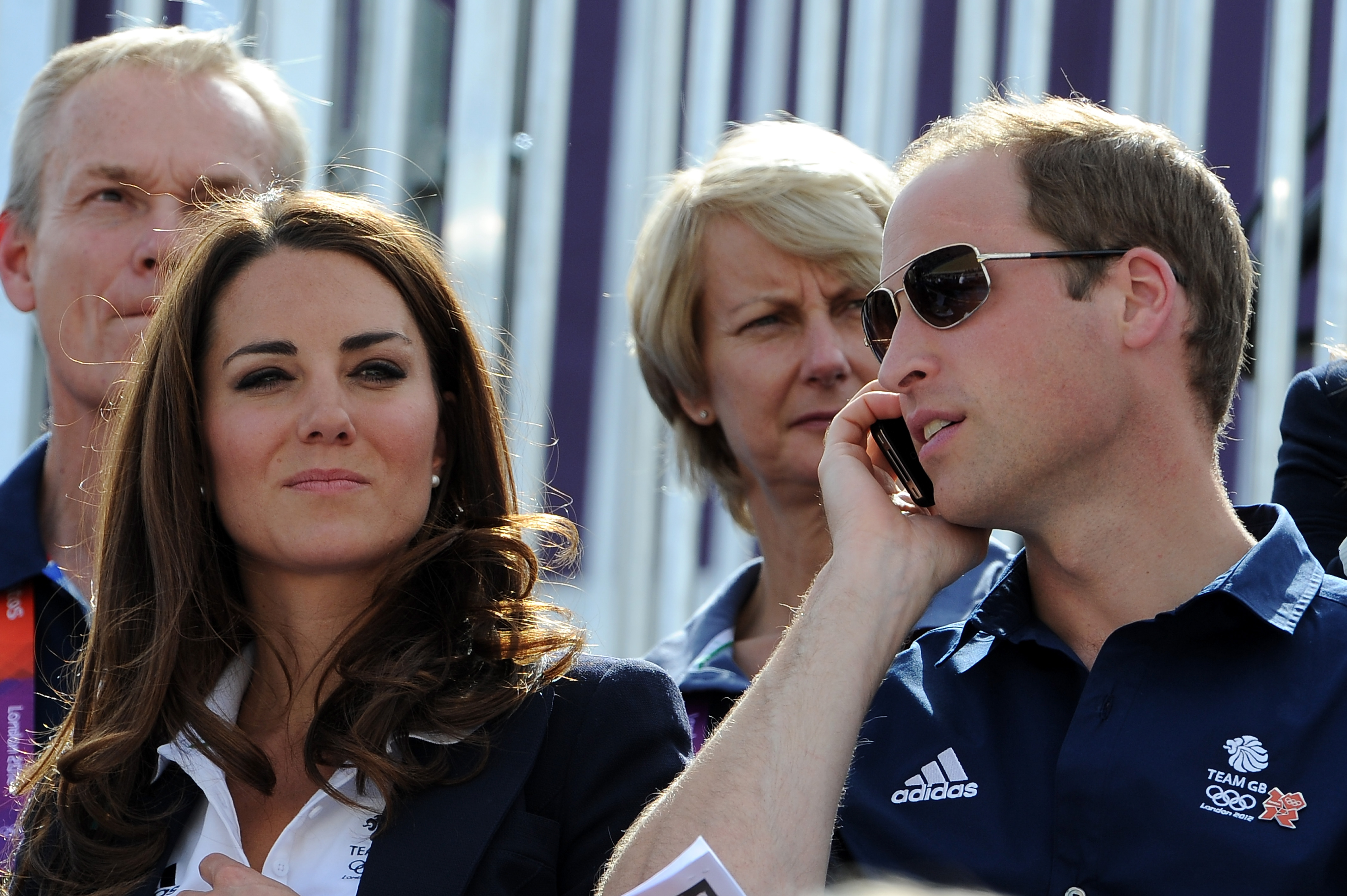 Kate Middleton and Prince William at the Eventing Cross Country Equestrian event in London, England on July 30, 2012 | Source: Getty Images