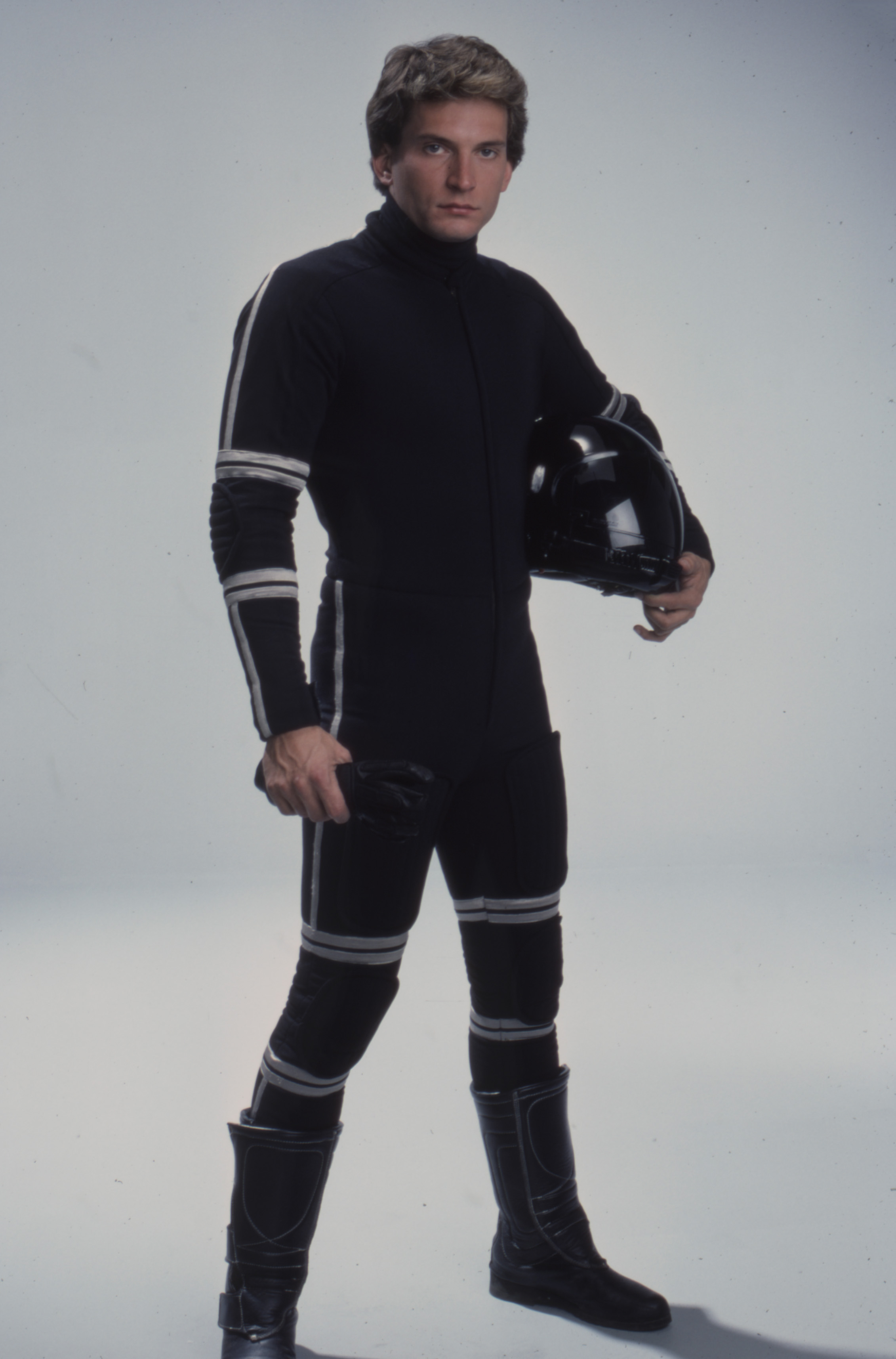 Rex Smith photographed for "Street Hawk" in 1984. | Source: Getty Images