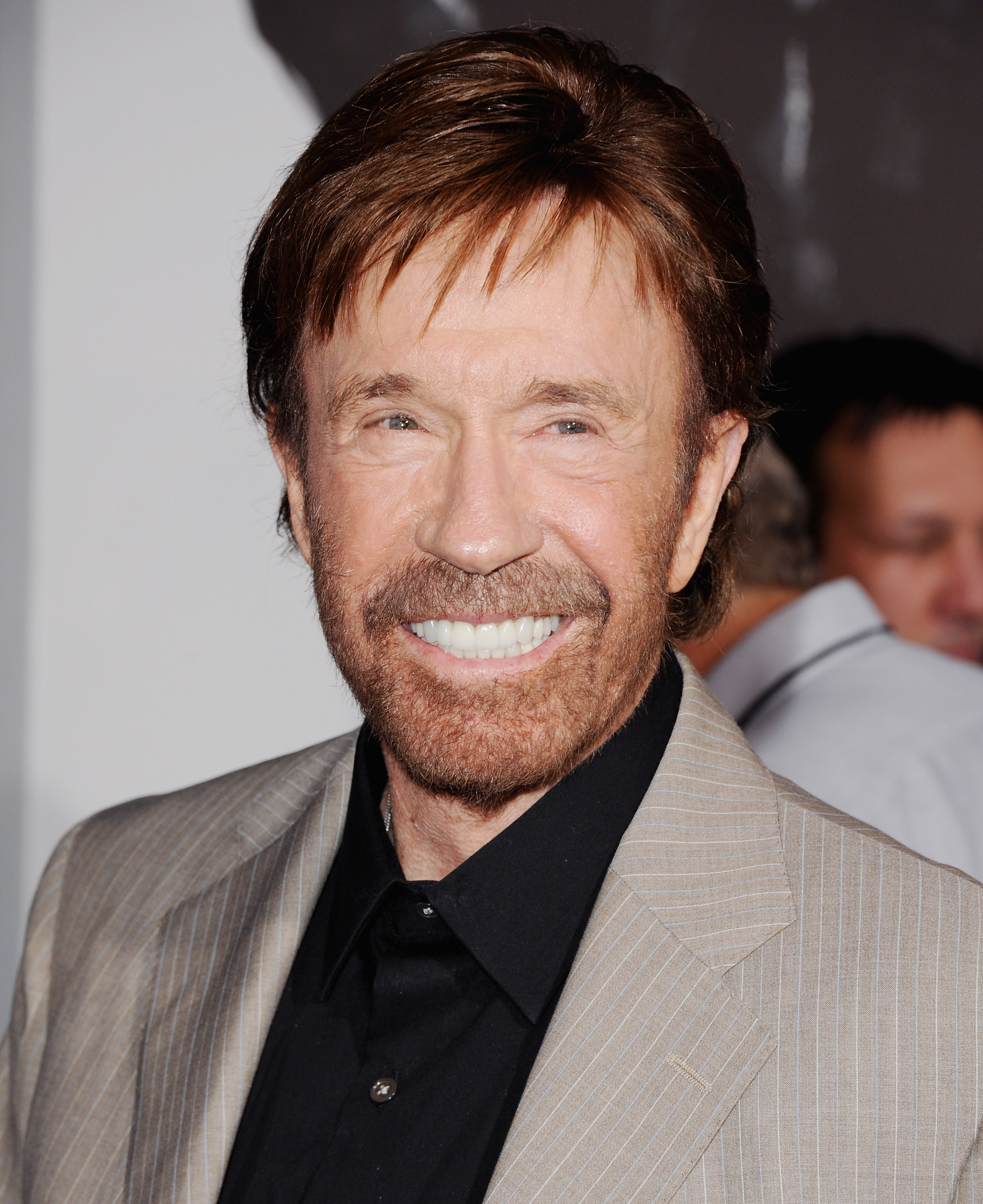 Chuck Norris arrives at the Los Angeles Premiere of "The Expendables 2" at Grauman's Chinese Theatre on August 15, 2012, in Hollywood, California. | Source: Getty Images