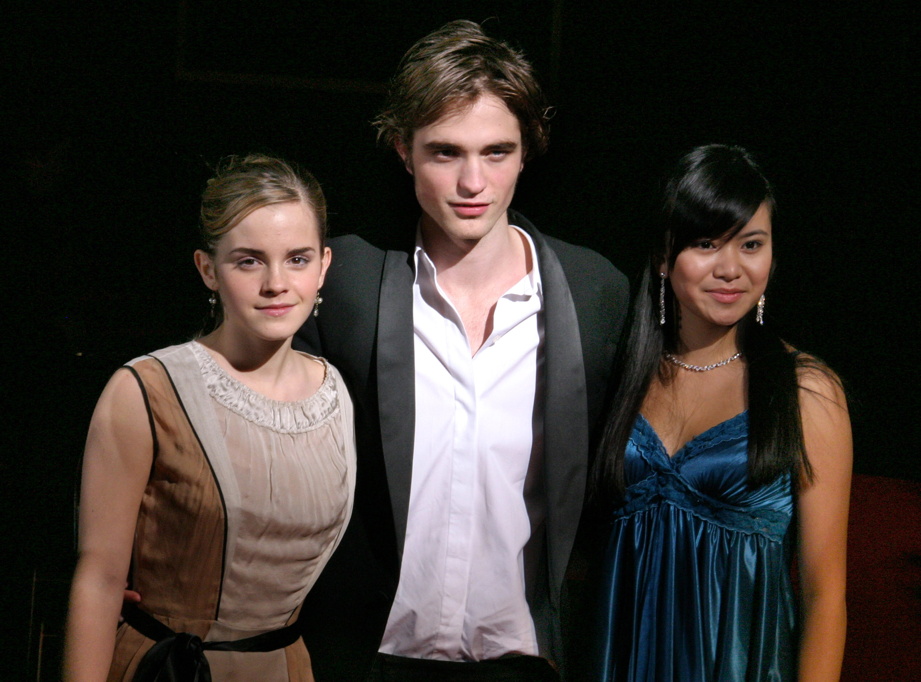 Katie Leung was pictured alongside Emma Watson and Robert Pattinson at the Tokyo premiere of "Harry Potter and the Goblet of Fire" on November 19, 2005, a moment that captured just how quickly she had been swept into one of the biggest film franchises in the world. Dressed for the red carpet and standing among her famous co-stars, Leung's early rise to global attention was already unmistakable.