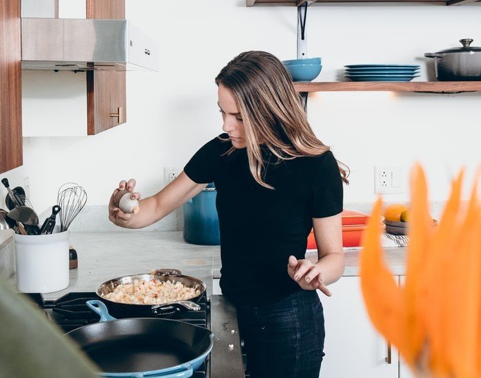 Cooking for her husband | Source: Unsplash