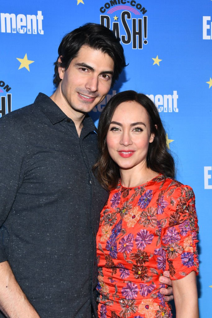 Brandon Routh and Courtney Ford at the Entertainment Weekly Comic-Con Celebration on July 20, 2019 | Photo: Getty Images