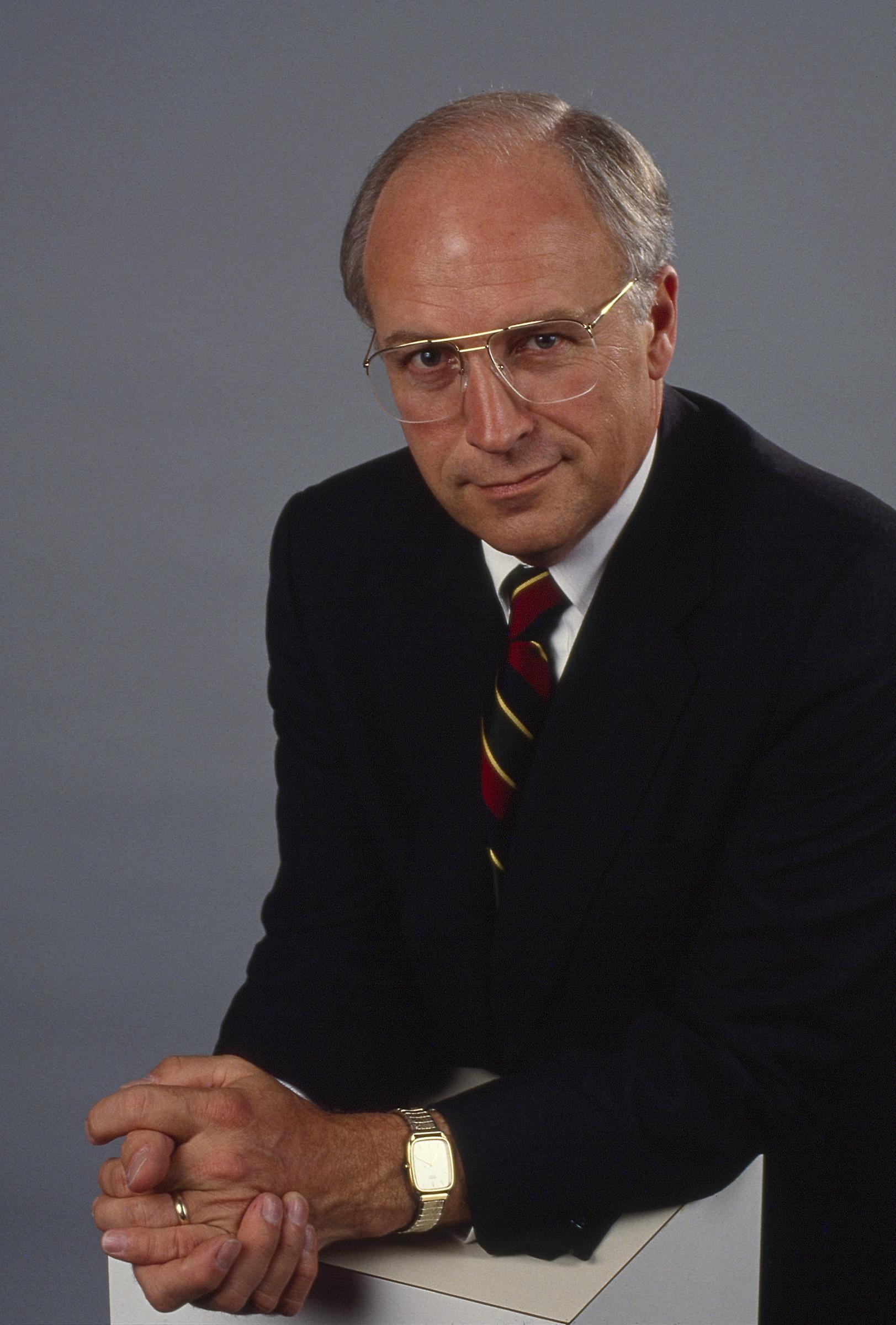 Dick Cheney on October 1, 1990 in Newport Beach, California | Source: Getty Images