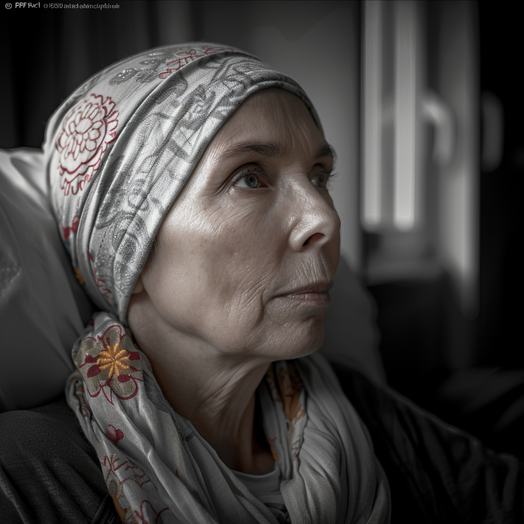 A cancer patient | Source: Midjourney