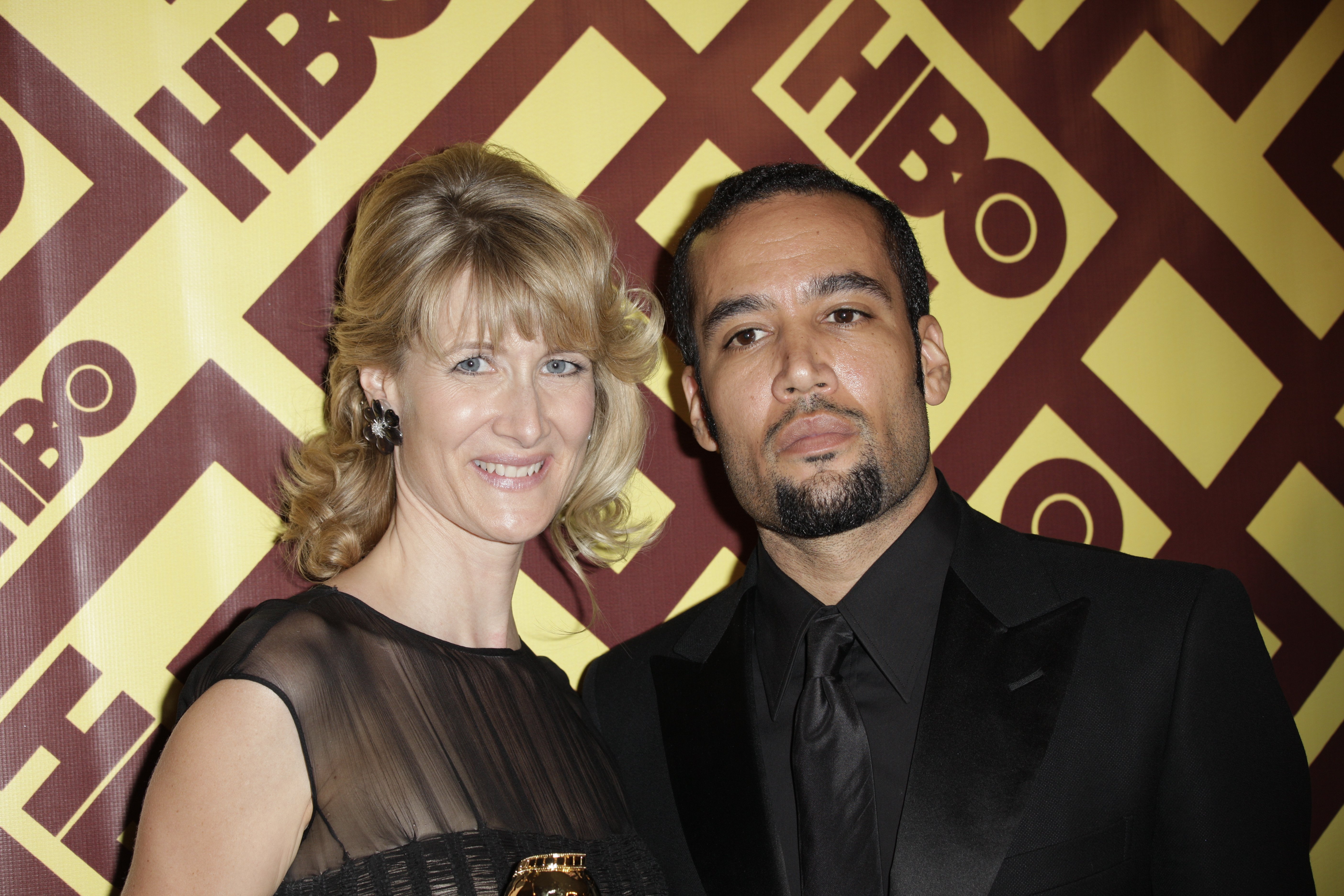 Laura Dern and Ben Harper arrive at the HBO after party for the 66th annual Golden Globe Awards held at Circa 55 Restaurant. | Source: Getty Images