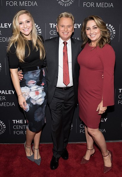 Maggie Sajak, Pat Sajak, and Lesly Brown at The Paley Center for Media on November 15, 2017 in New York City. | Photo: Getty Images