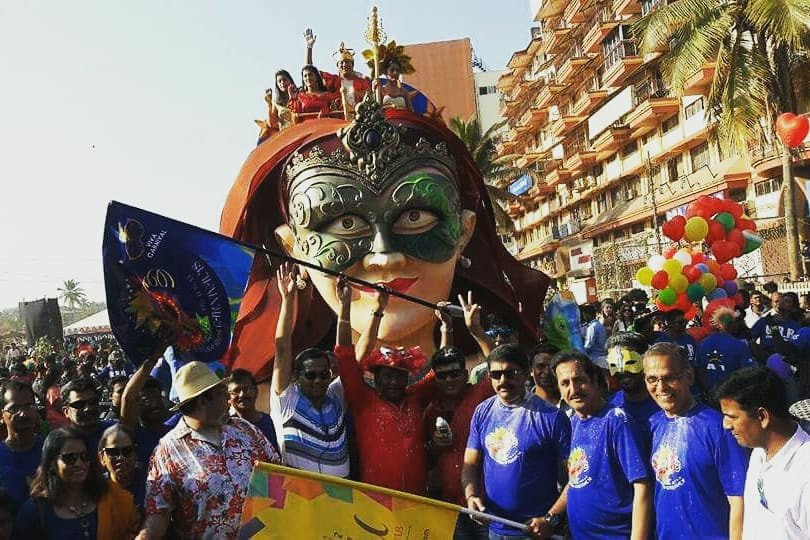 Carnavales en Goa. | Imagen: Wikipedia Carnavales en Goa. | Imagen: Wikipedia