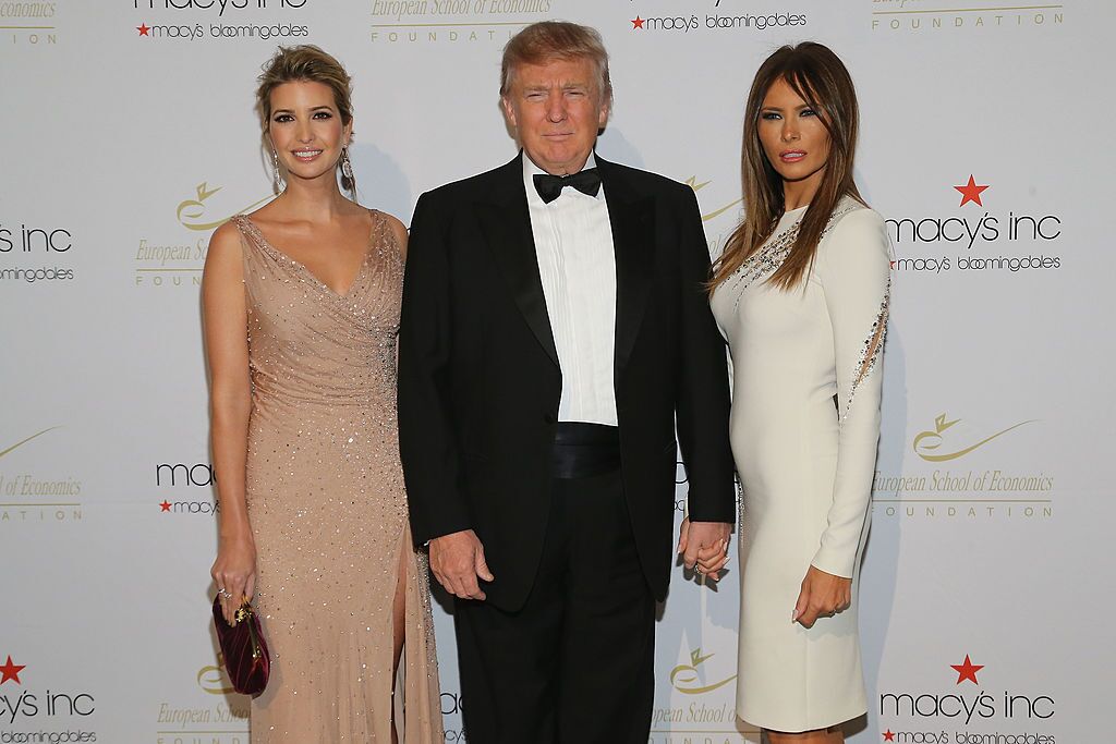 vanka Trump, Donald Trump and Melania Trump attends European School Of Economics Foundation Vision And Reality Awards on December 5, 2012 in New York City. | Source: Getty Images