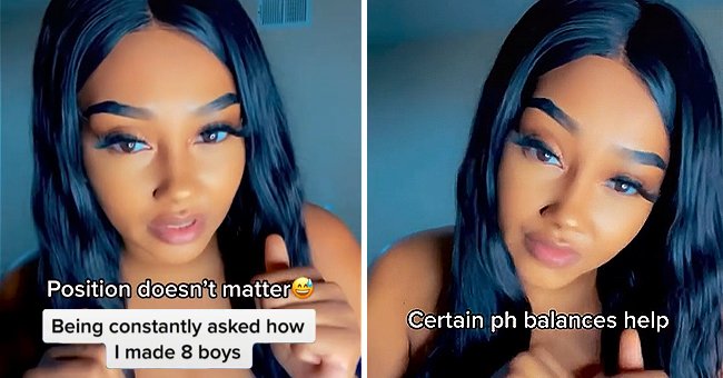 Woman gives tutorial on how to conceive a boy after birthing 8 boys. | Photo: tiktok.com/@that_rosario_life 