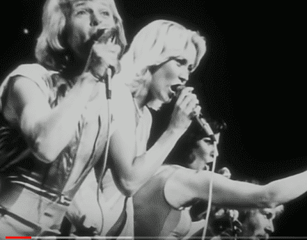 Screenshot from YouTube music video. | Source: Youtube.com/ABBA